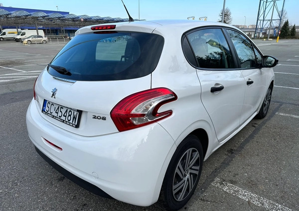 Peugeot 208 cena 17999 przebieg: 188800, rok produkcji 2014 z Częstochowa małe 562